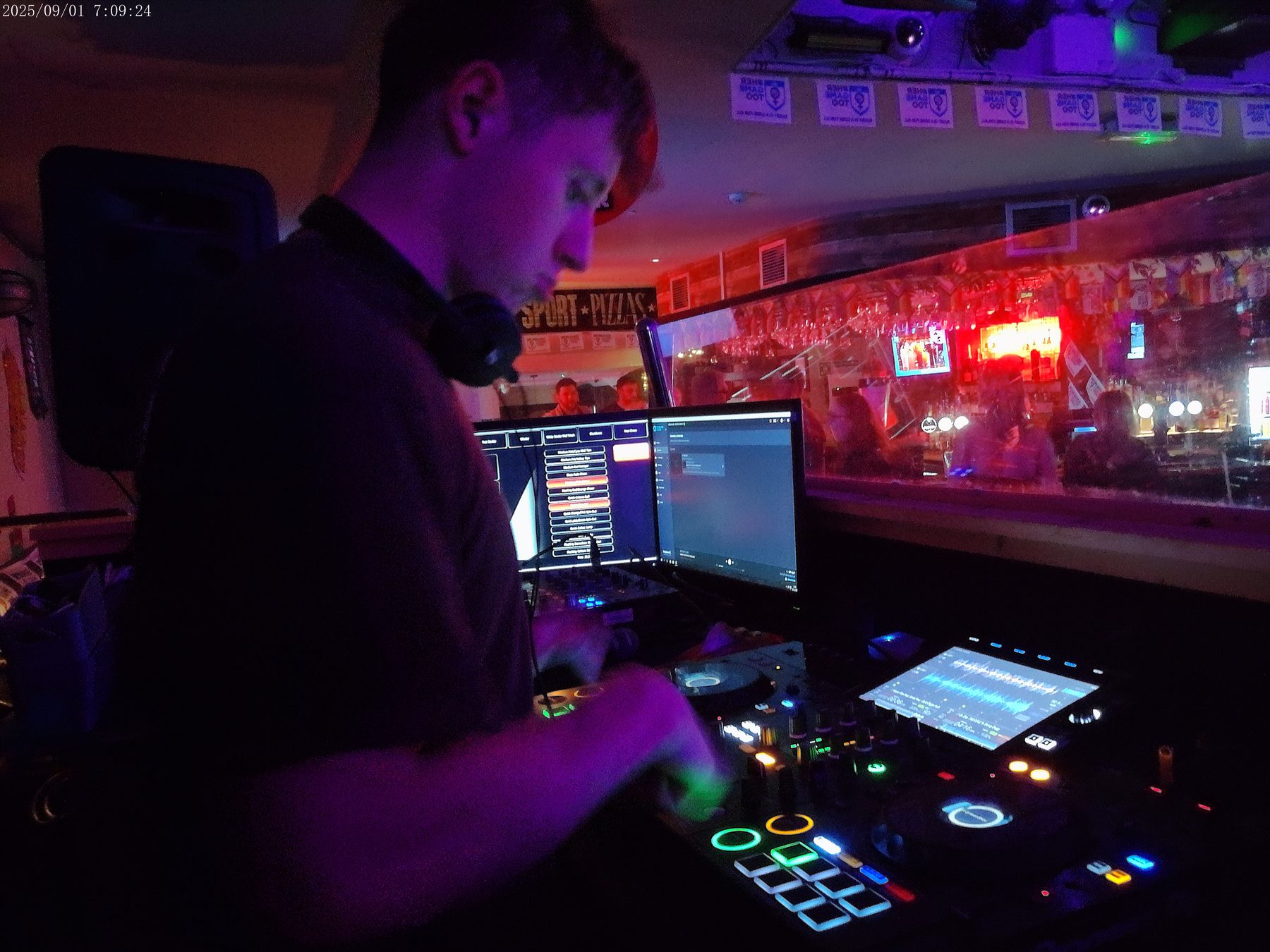 DJ O.S.K aerial shot