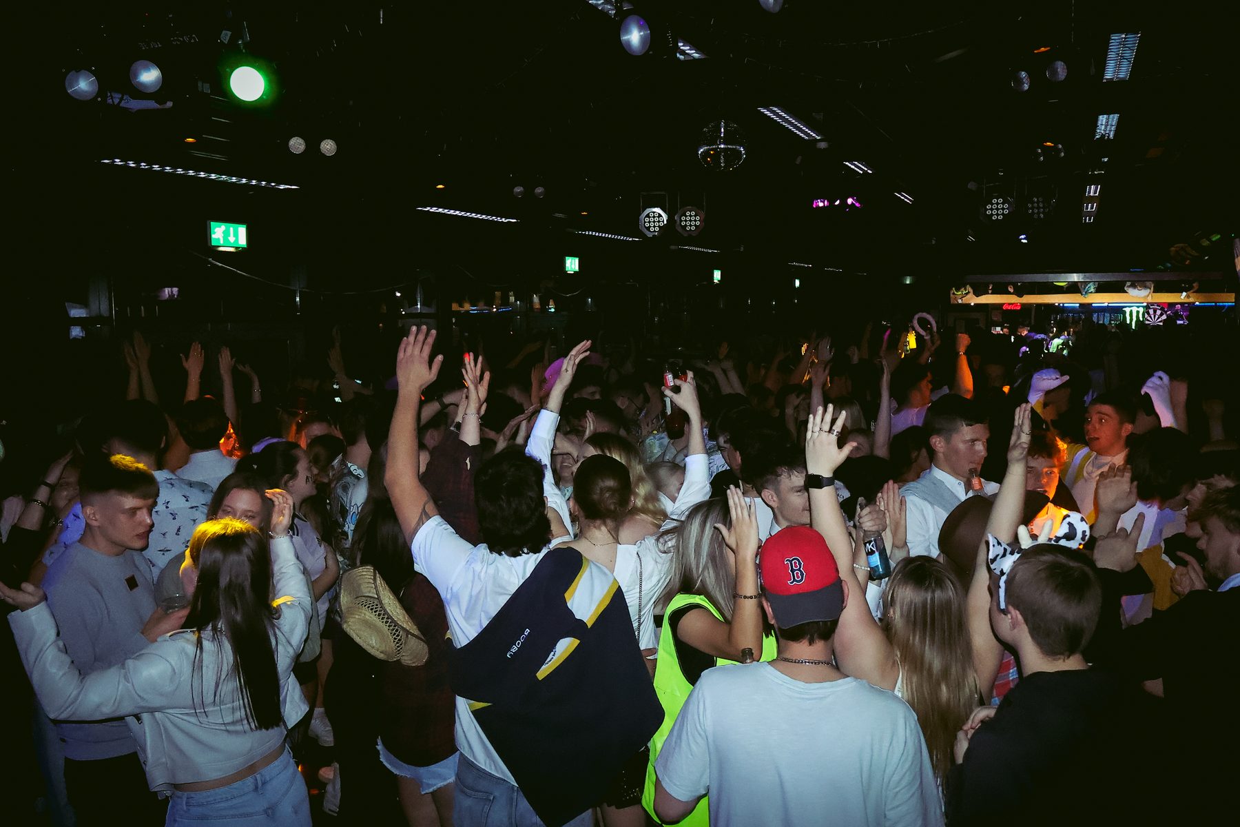 DJ O.S.K facing the crowd